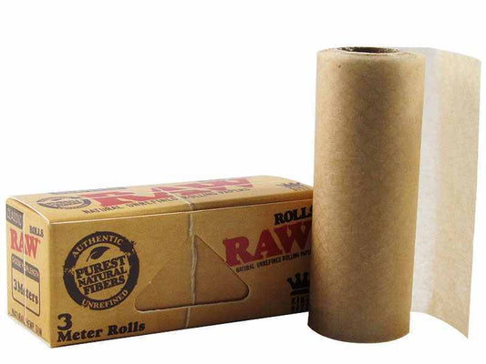 RAW Classic Rolls – Rouleau de 5 m, 100 % naturel